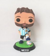 3D file Messi Funko with World Cup Qatar 2022 Design・3D printer design to download・Cults