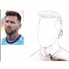 How to draw messi easy pencil sketch #messi | How to draw messi easy pencil sketch #Messi 

#art 
#messisketch 
#CR7 
#drawing 
#sayeddrawingacademy | By Sayed Drawing Academy