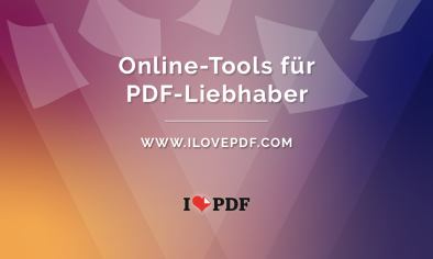 iLovePDF | Online-Tools für PDF-Liebhaber