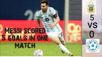 Messi scored 5 goals in one match Argentina vs Estonia 5-0 goals and highlighs match #messi #shorts - YouTube