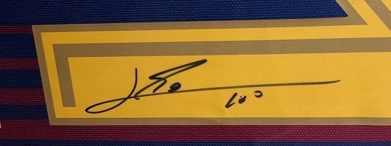 Lionel Messi Autographs | Authentic signed Barcelona Memorabilia