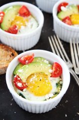 Baked Eggs with Spinach {Must Try!}