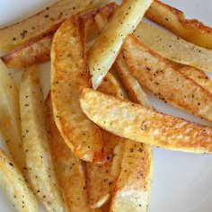 Oven-Baked Potato Fries Recipe
