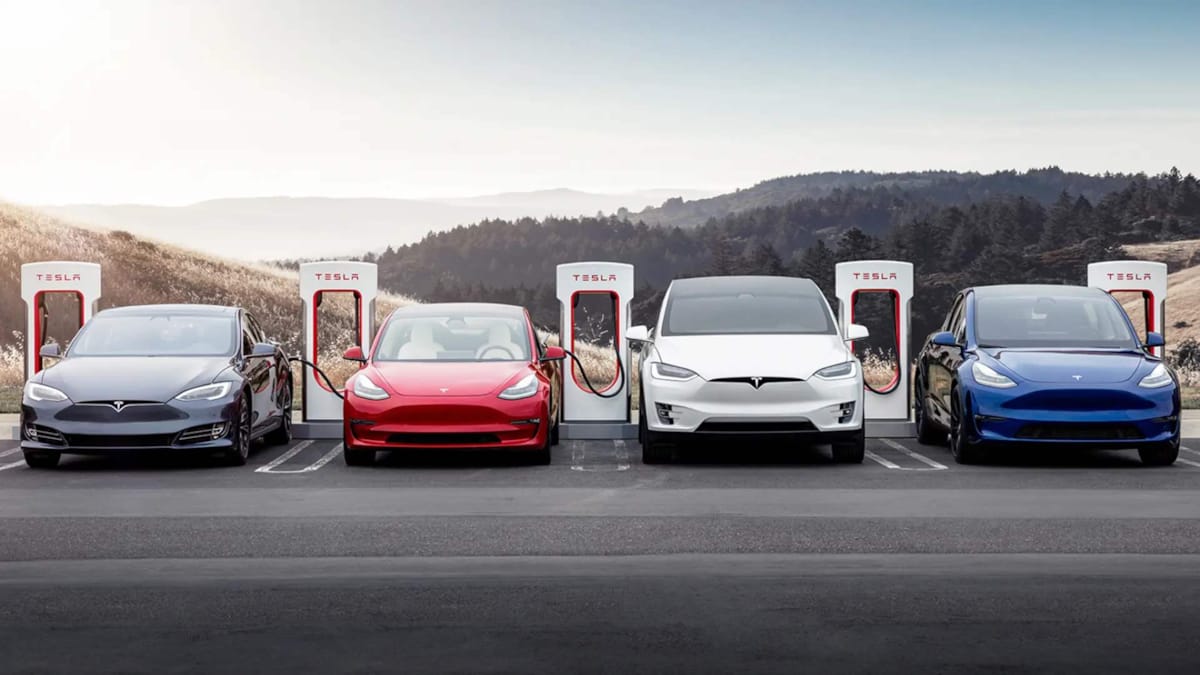 Tesla electric cars