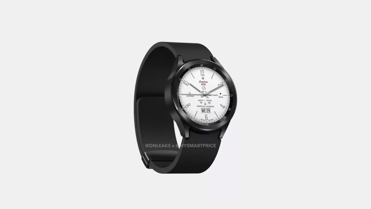 Render images of Galaxy Watch 6 Classic