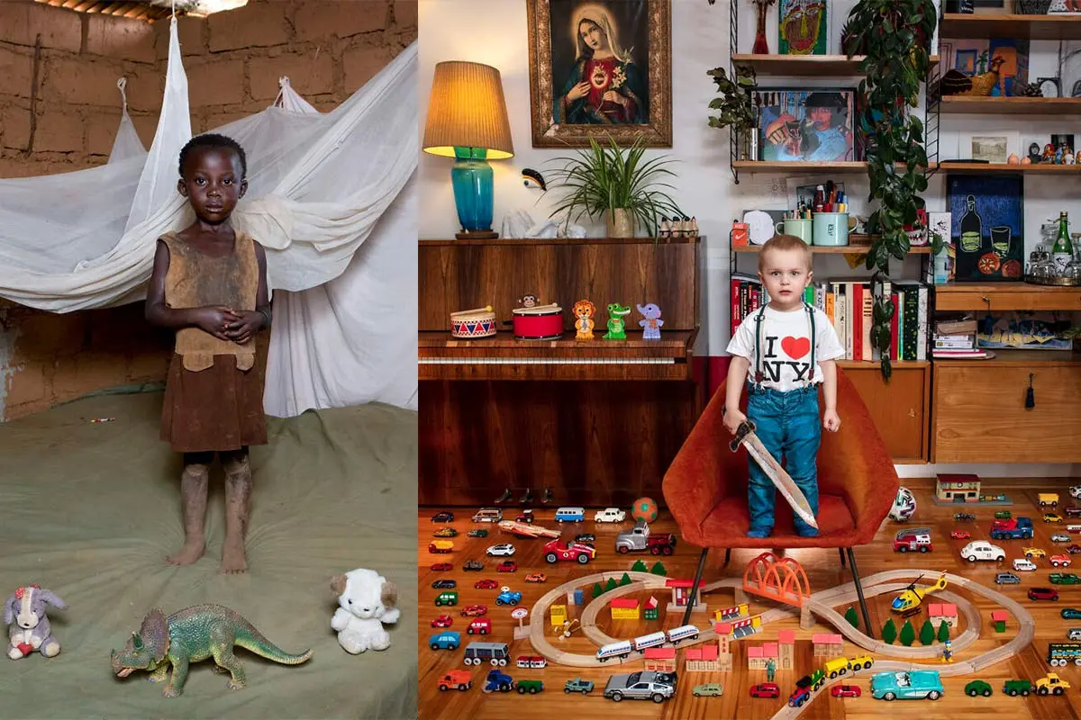 Children from All over the World and Their Toys