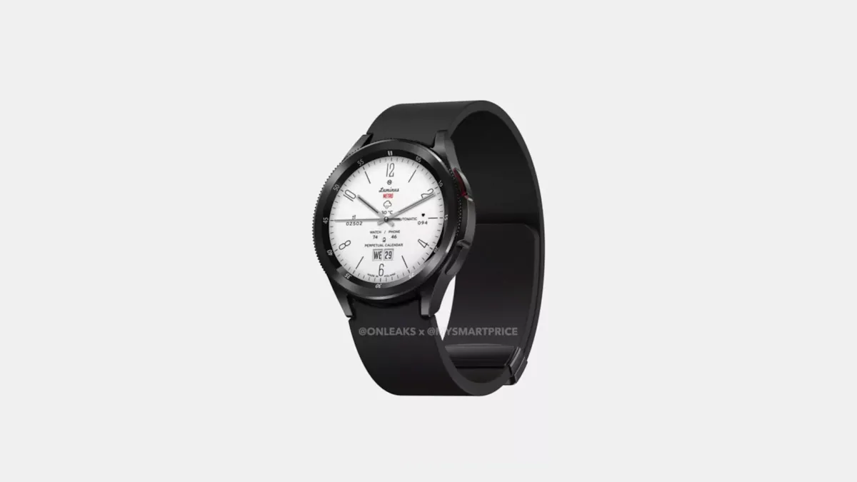 Leaked render images of the Galaxy Watch 6 classic