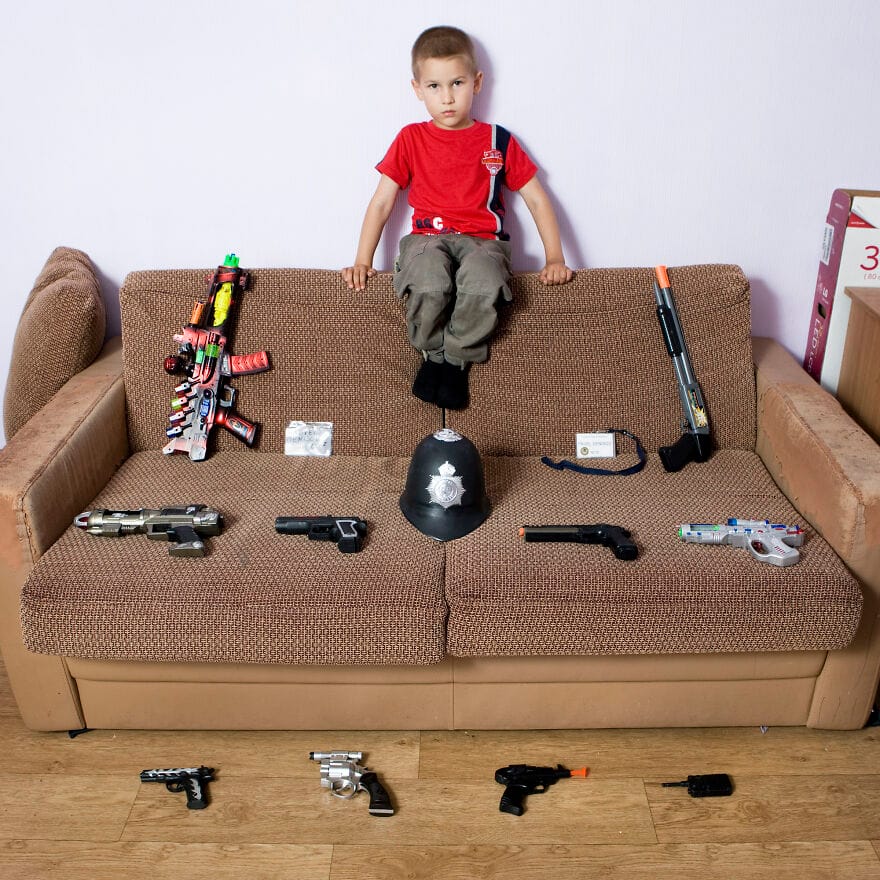 Boy with Toy Gun