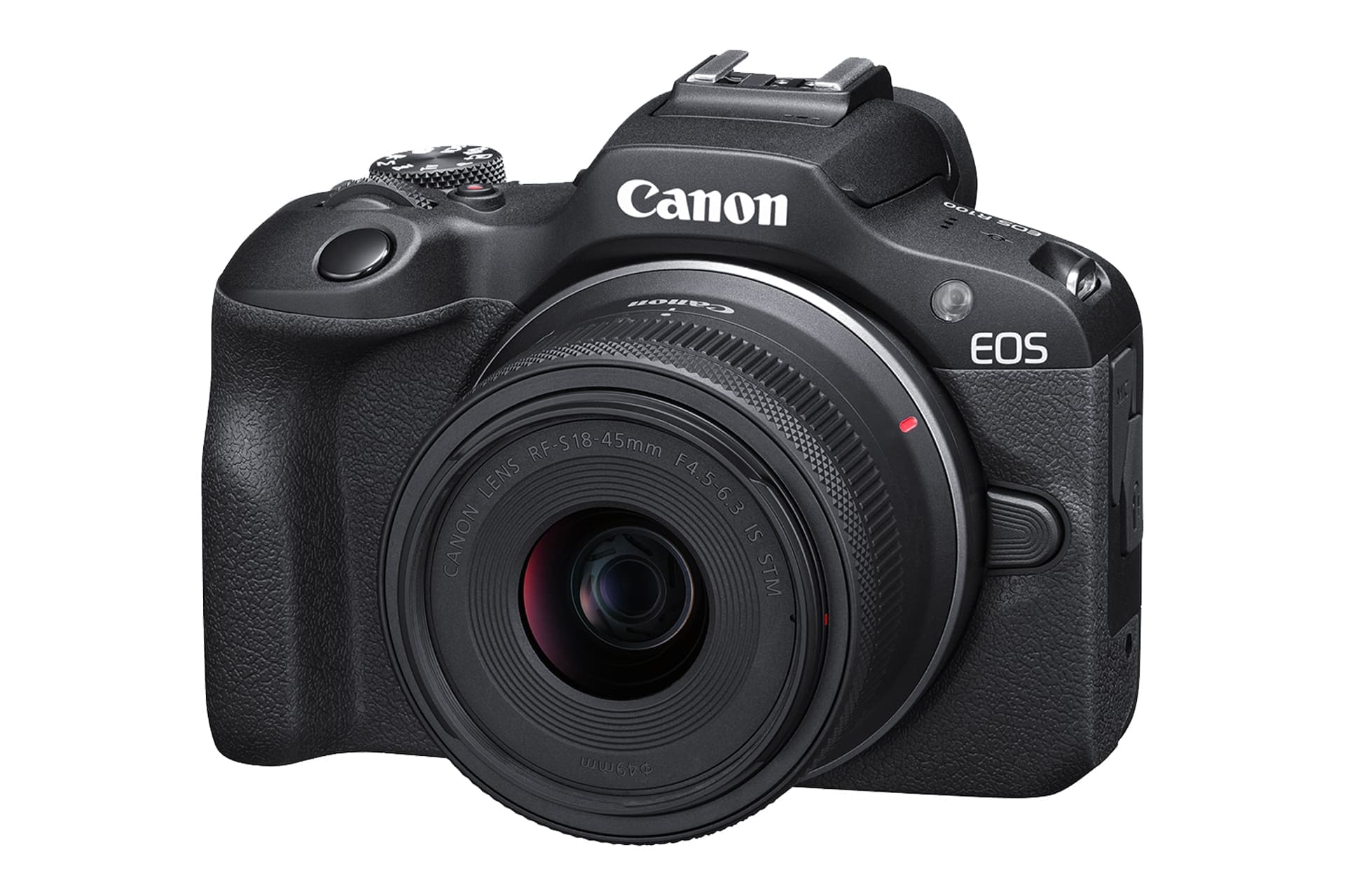 Canon EOS R100 front view