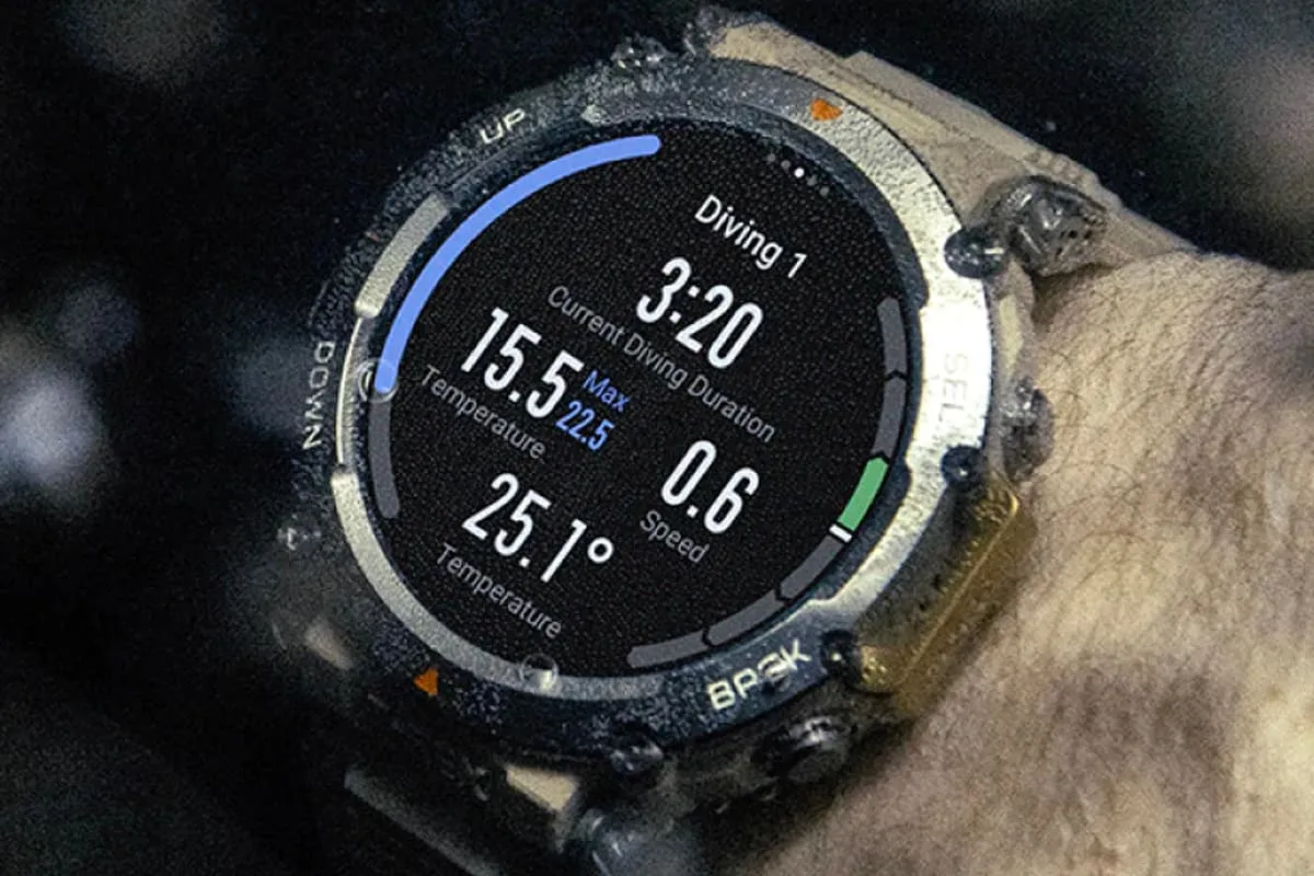 Amazfit T-Rex Ultra smartwatch close-up view