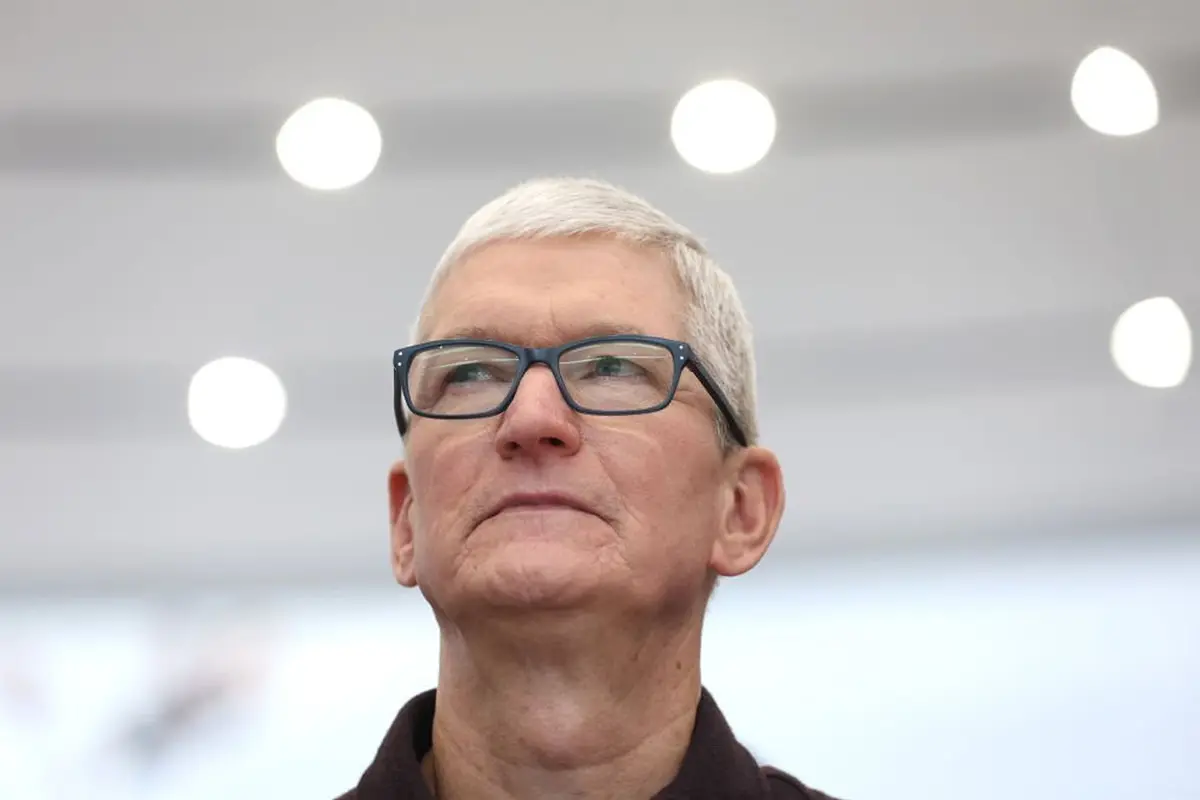 Close-up of Tim Cook, CEO of Apple